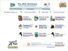 Tablet Screenshot of mccworkshop.com